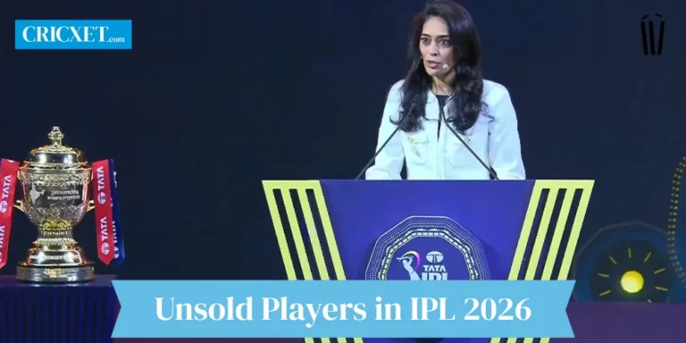 Unsold players of IPL 2026